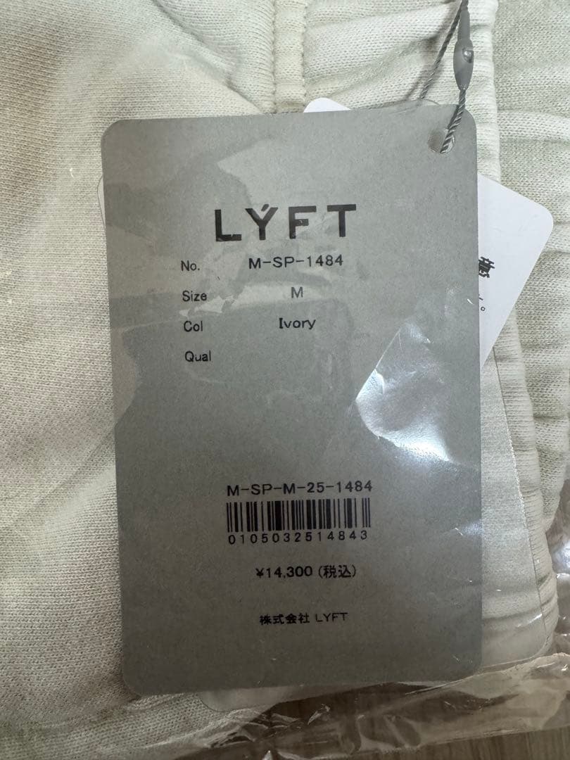 【即完品】LÝFT × GOLD GYM SHORTS アイボリーＭ