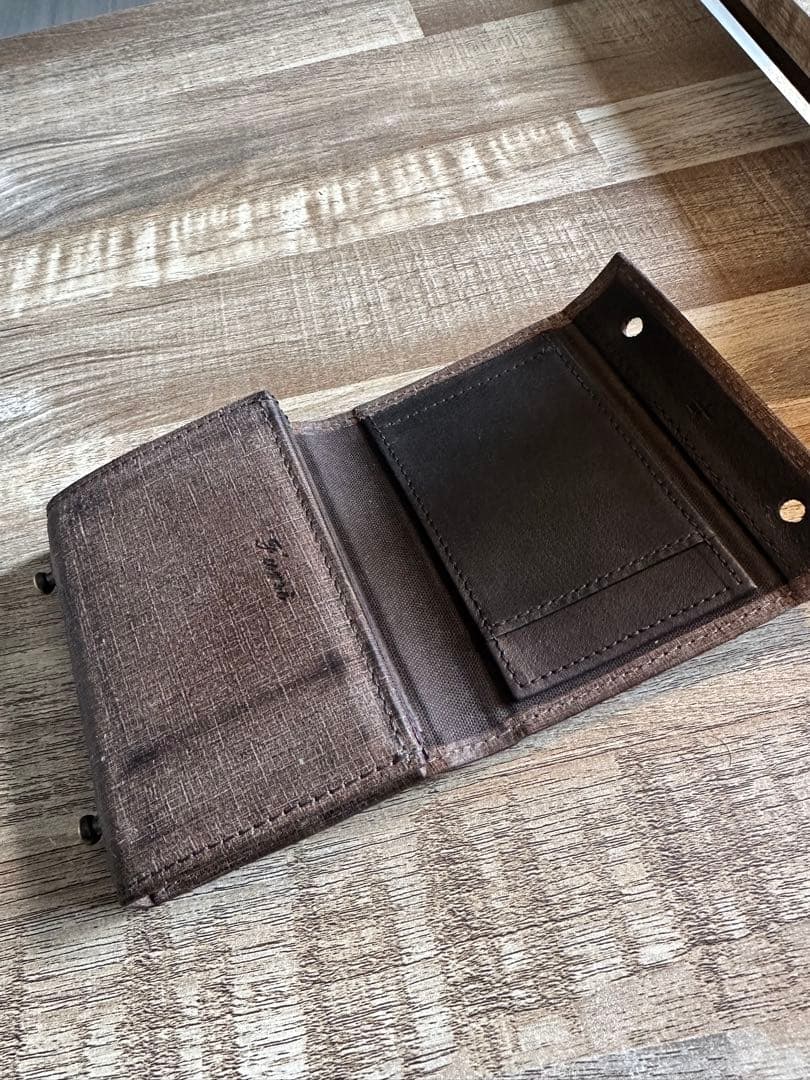 エムピウ(M+) ミッレフォッリエ2 P25 クアドレッティ　財布