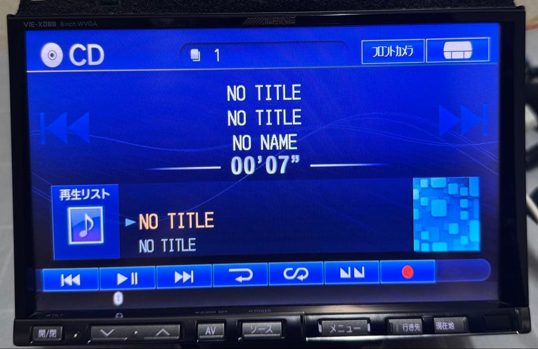 カーオーディオ ALPINE-VIE-X088-2011