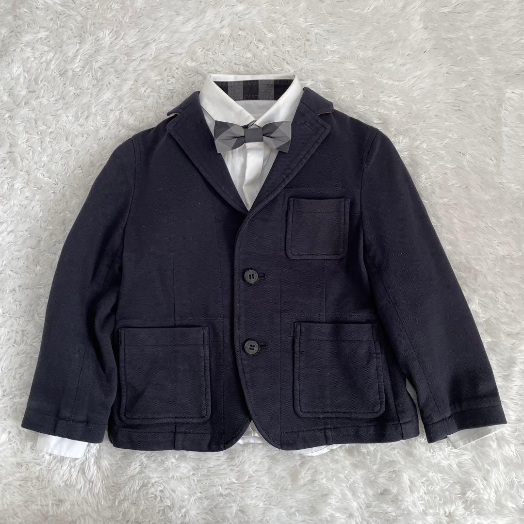 【フォーマル4点】バーバリー 卒服 卒業式 入学式 100 4Y 104cm