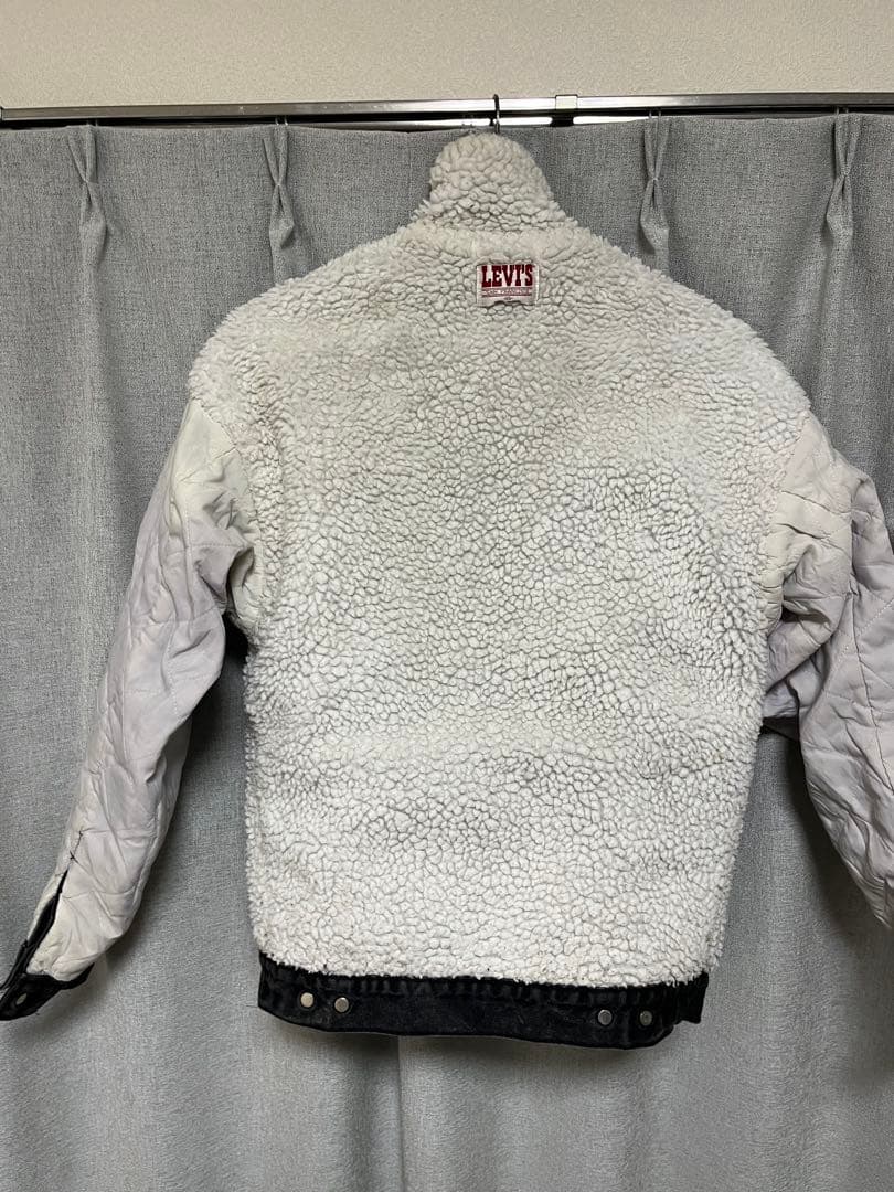 80s LEVI'S ブラックボアデニムジャケット