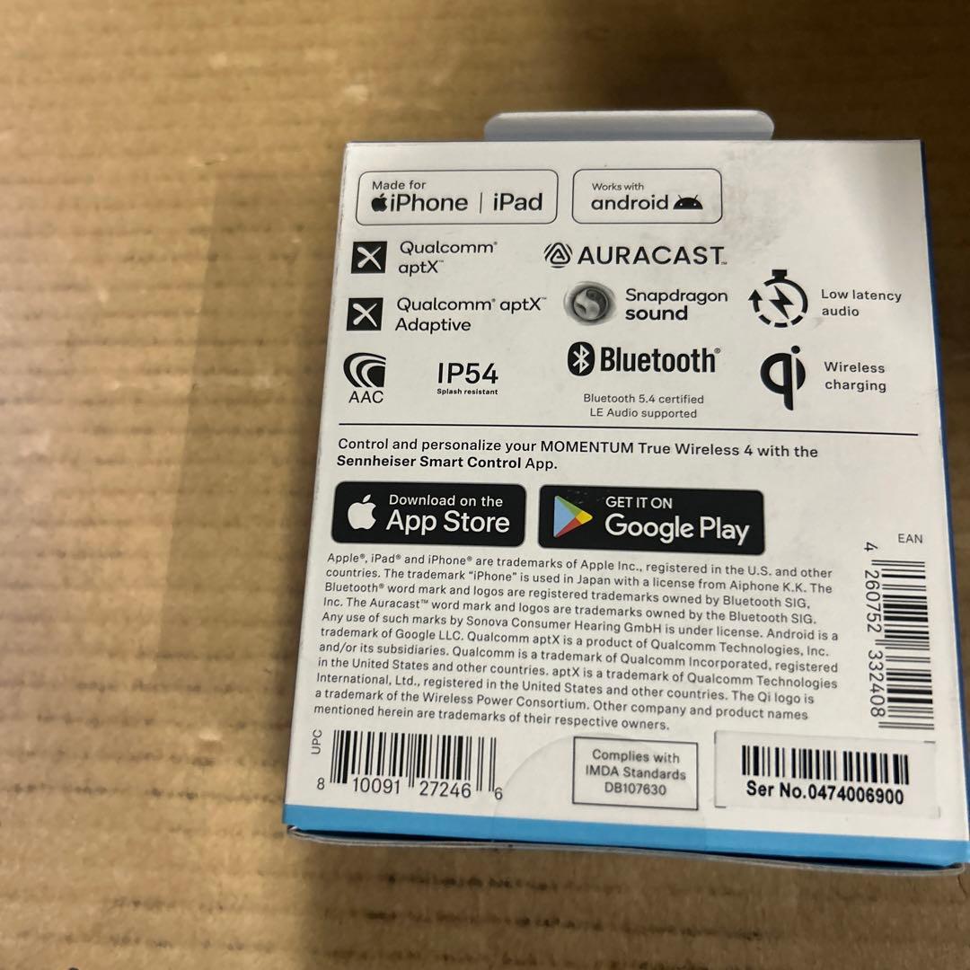 MOMENTUM True Wireless 4 スマートワイヤレスイヤホン