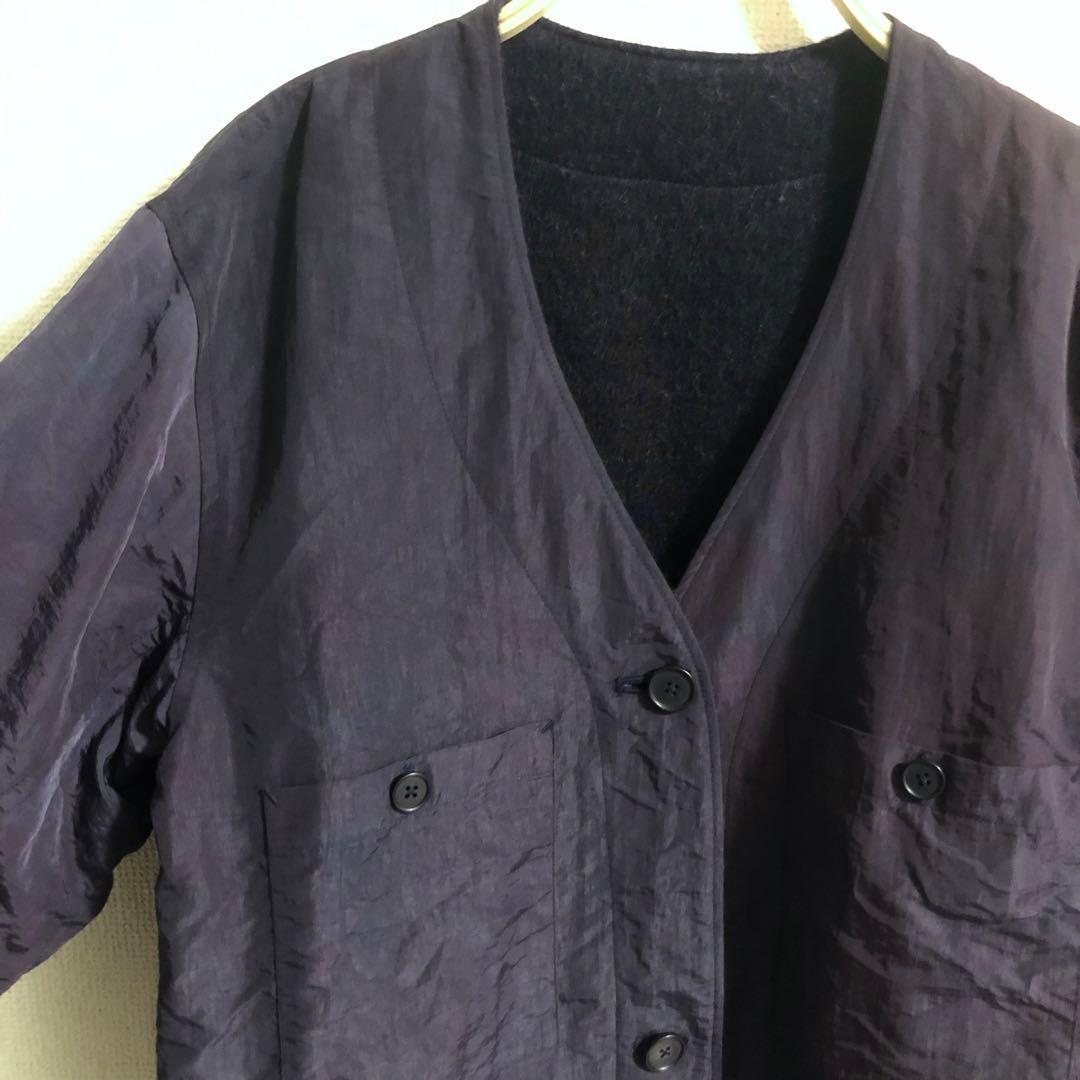 ハリウッドランチマーケット/ミックスシャギー リバーシブルライナージャケット　3