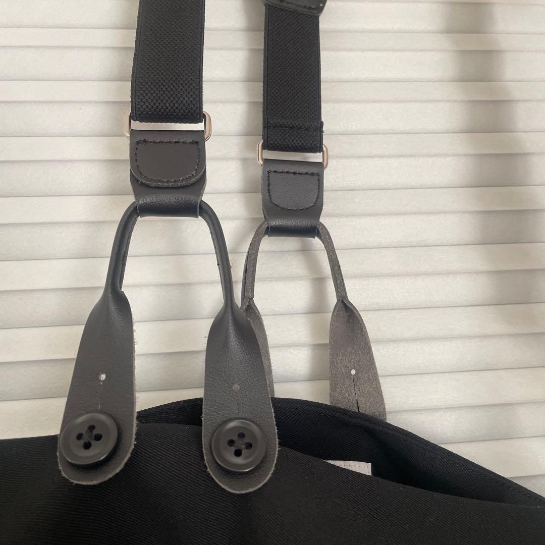 H BEAUTY&YOUTH ハイウエストサスペンダーパンツ S トロピカル