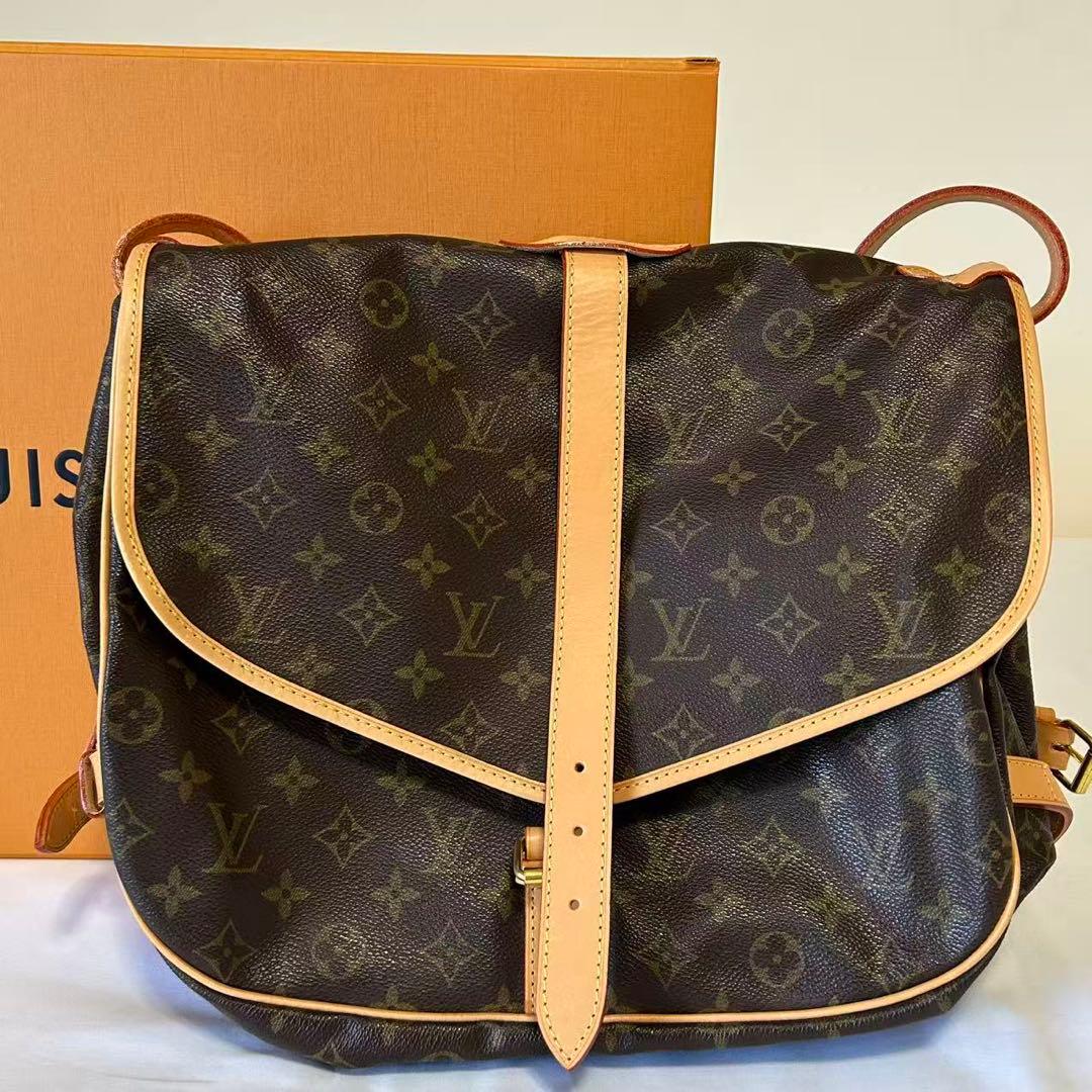 Louis Vuitton ソミュール35 メッセンジャーバッグ モノグラム