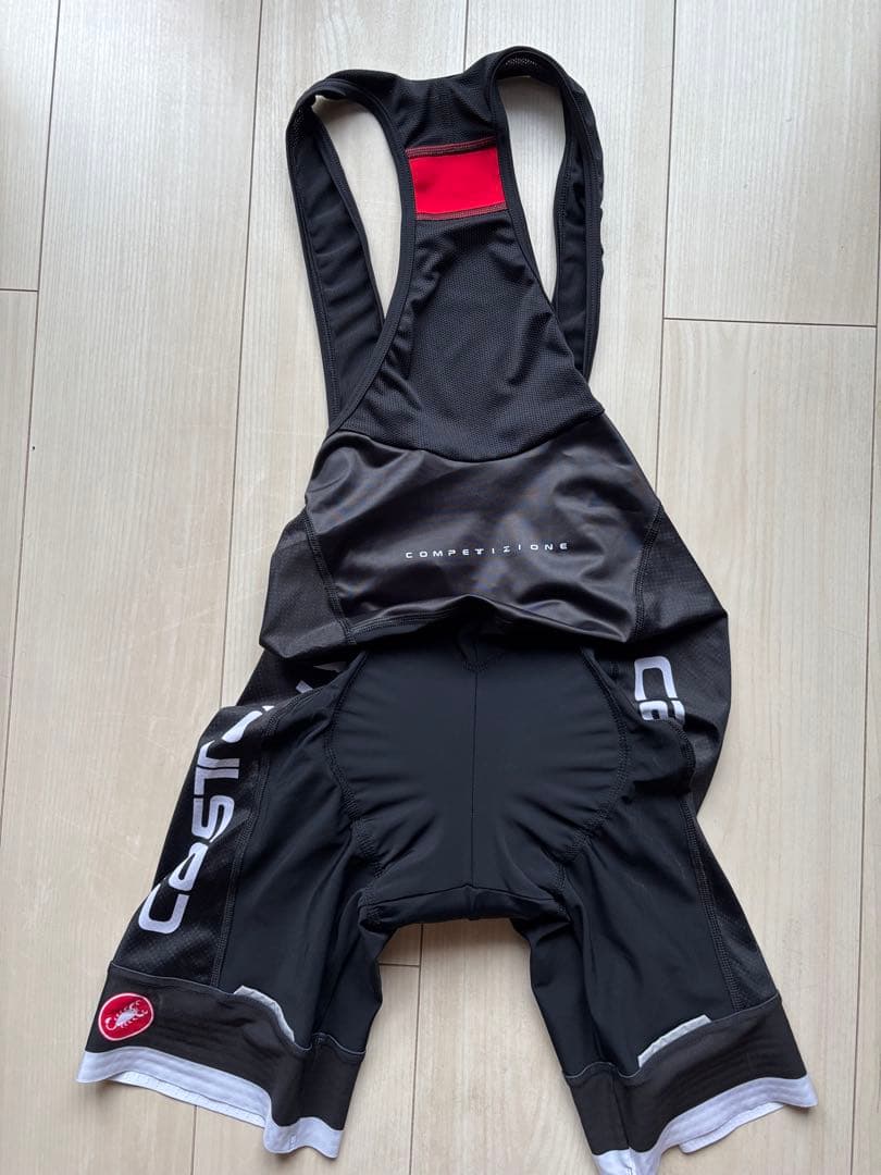 Castelli XLビブ試着のみ新品COMPETIZIONE BIBSHORT