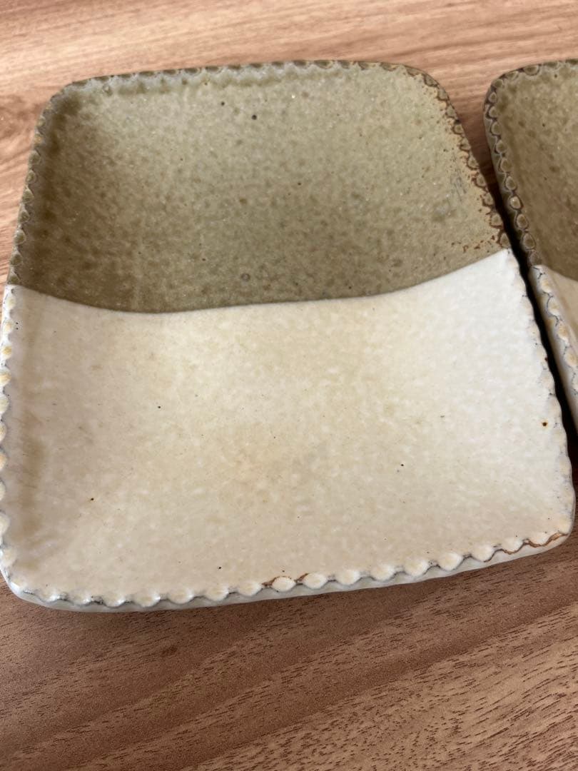 岩井窯　長角皿　2枚セット