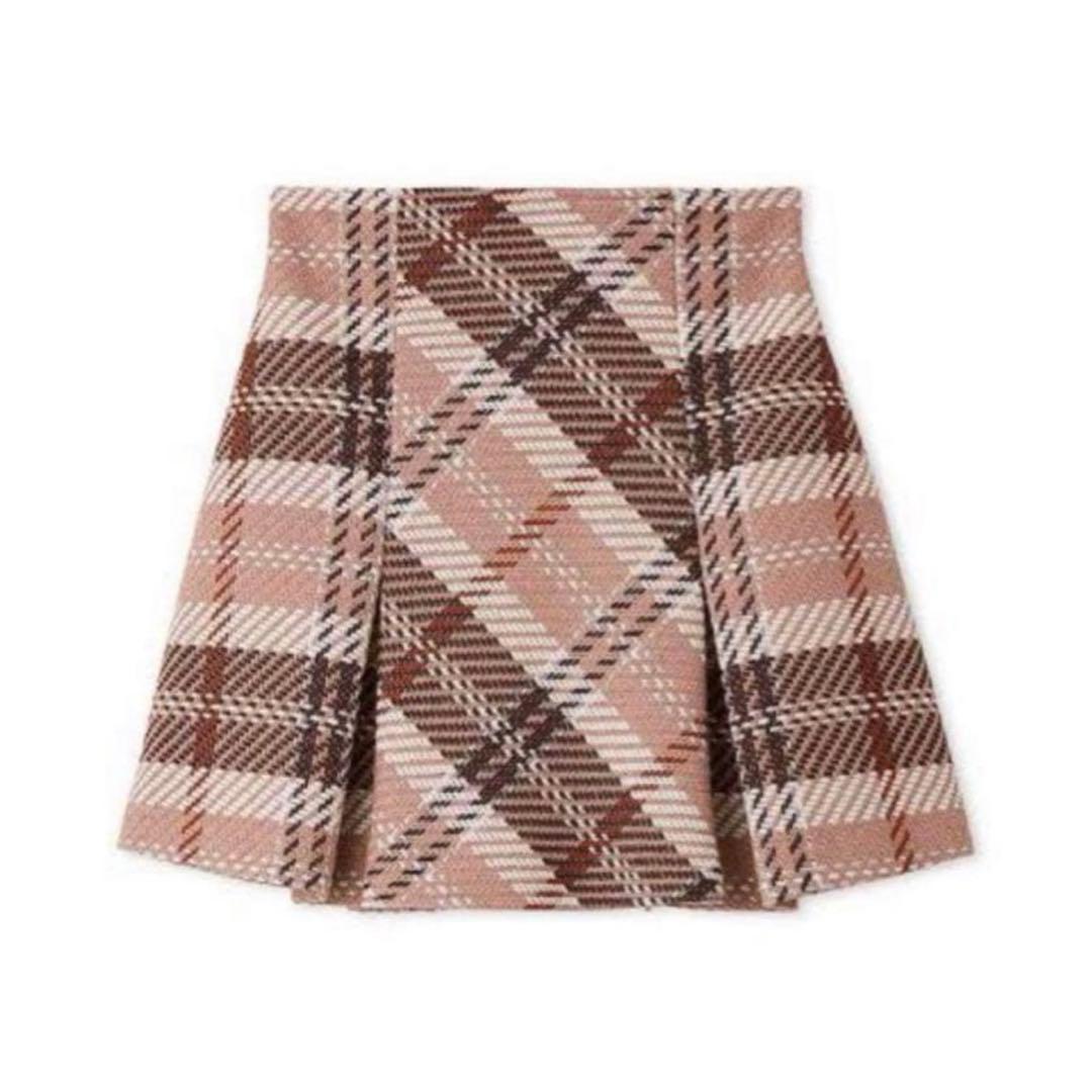 【SNIDEL】ロービングチェックミニスカート