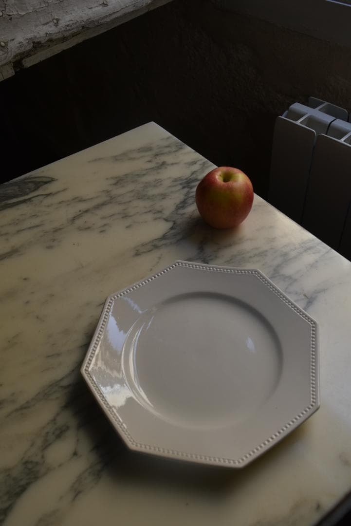 超美品サルグミンヌ　オクトゴナル　デセール皿　フランスアンティーク