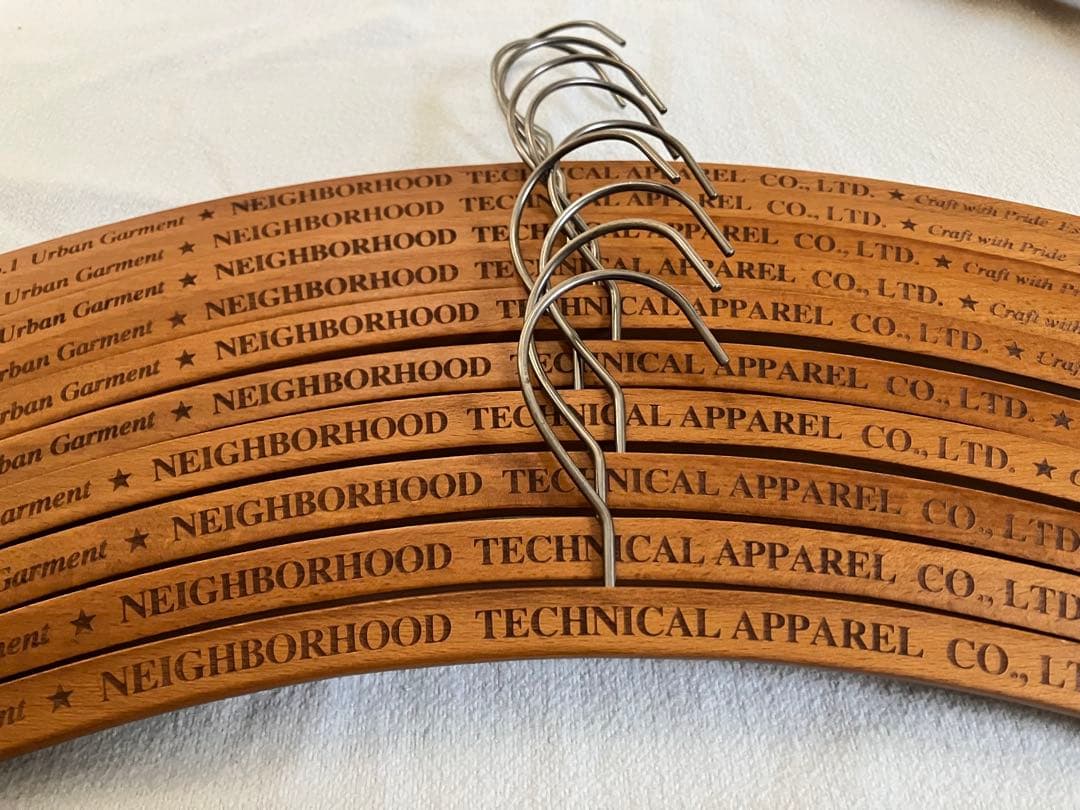NEIGHBORHOOD 木製ハンガー 10本セット