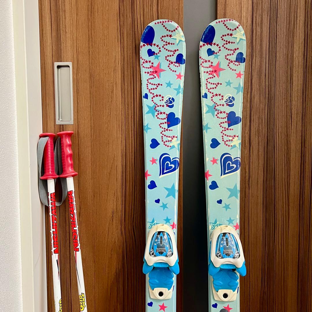 ピュアコンシャス　キッズスキー板110 3点セット