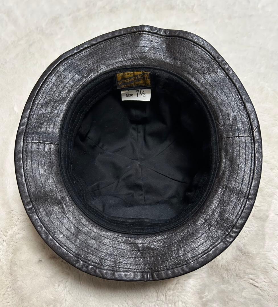 THE REAL McCOY'S/リアルマッコイズ/レザーハット/黒