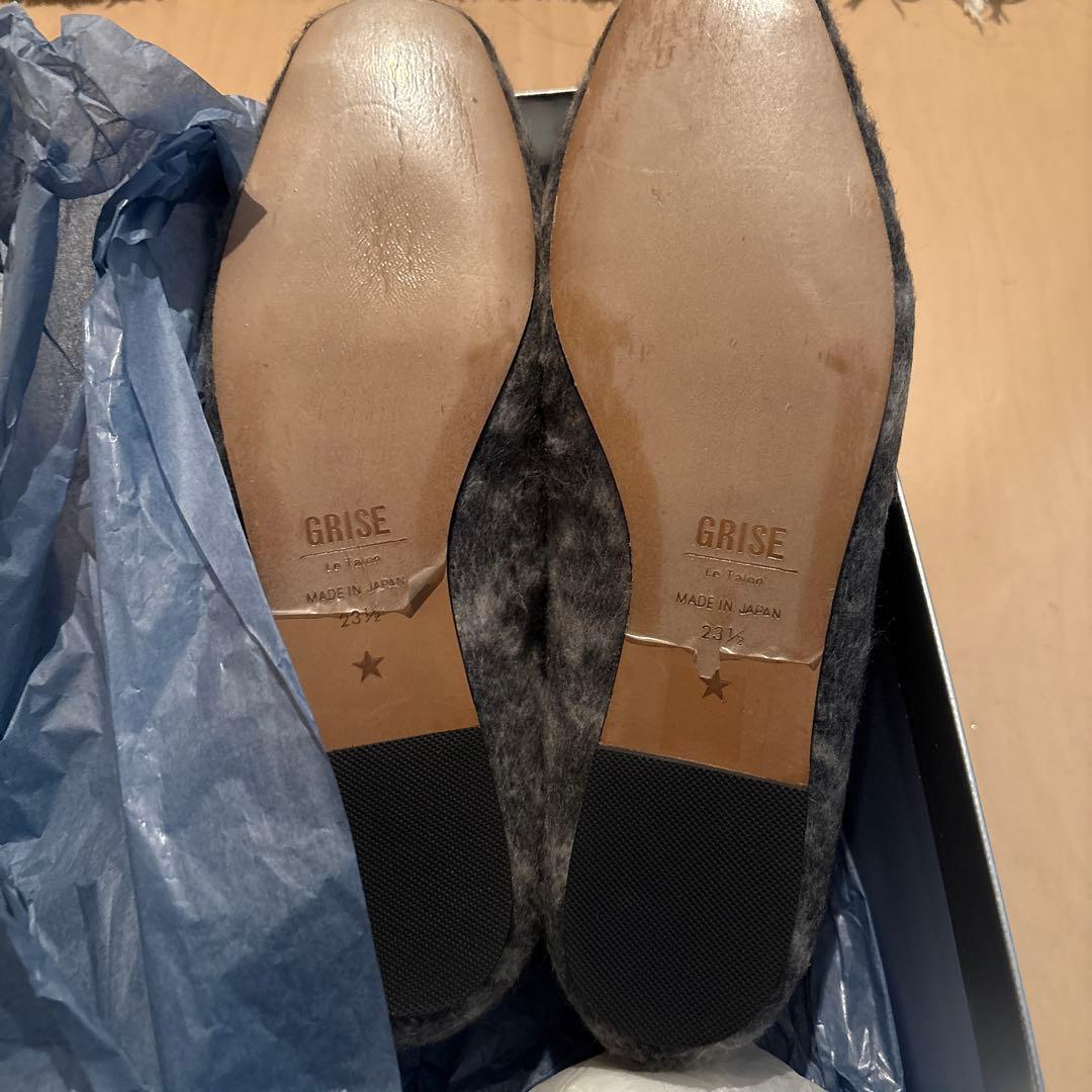 新品◆LE TALON GRISE EDGEスタッズメリージェーン◇23.5cm