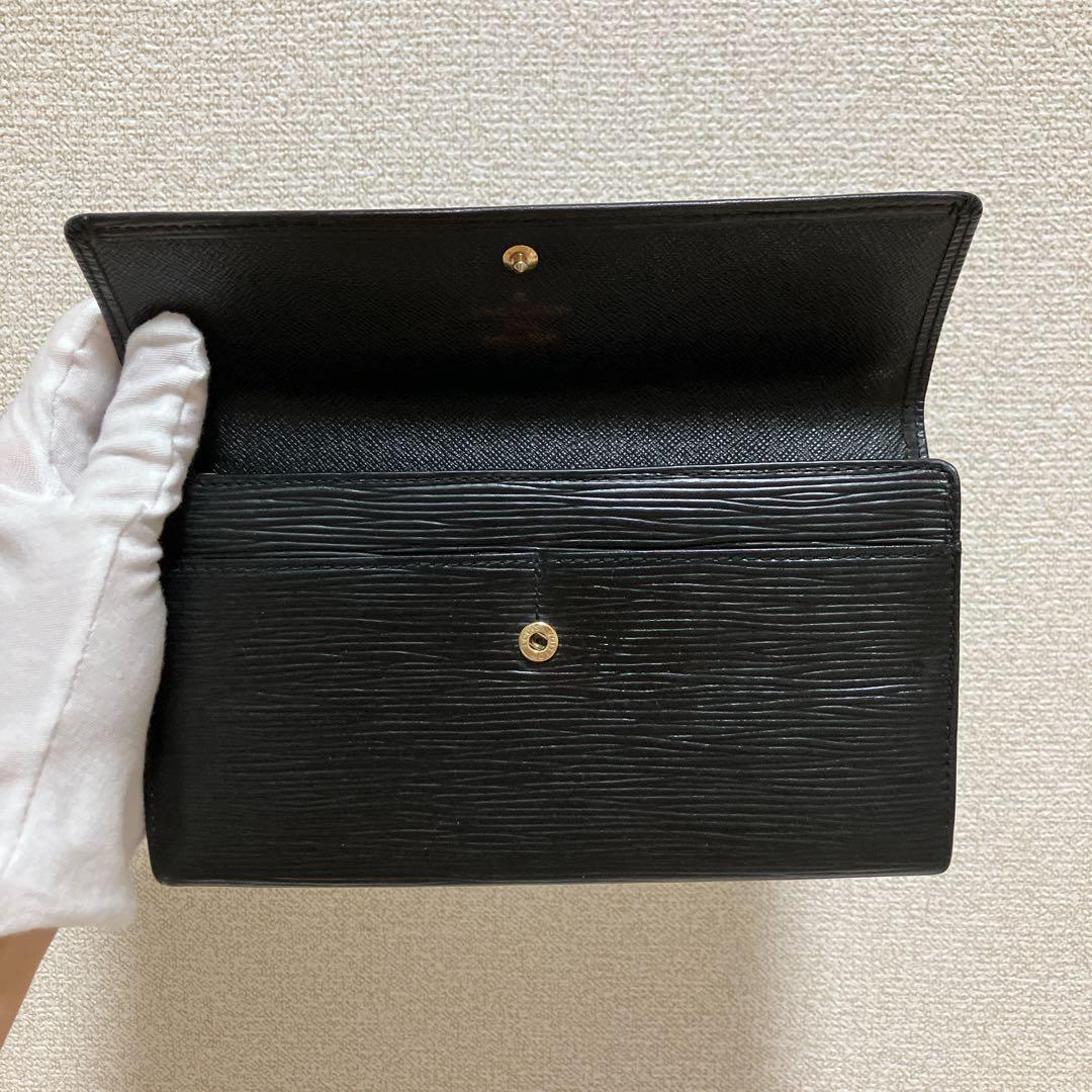 ✨美品✨ルイヴィトン　二つ折り　長財布 ポルトモネ クレディ ノアール