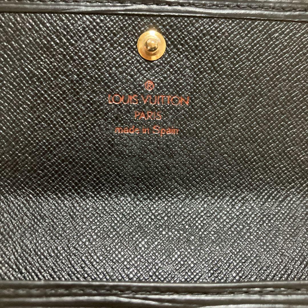 ✨美品✨ルイヴィトン　二つ折り　長財布 ポルトモネ クレディ ノアール