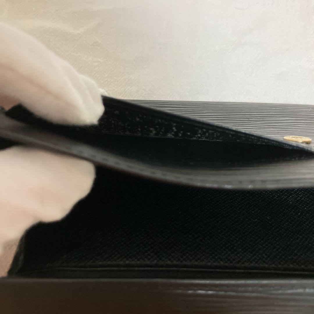 ✨美品✨ルイヴィトン　二つ折り　長財布 ポルトモネ クレディ ノアール