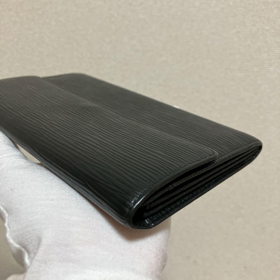 ✨美品✨ルイヴィトン　二つ折り　長財布 ポルトモネ クレディ ノアール