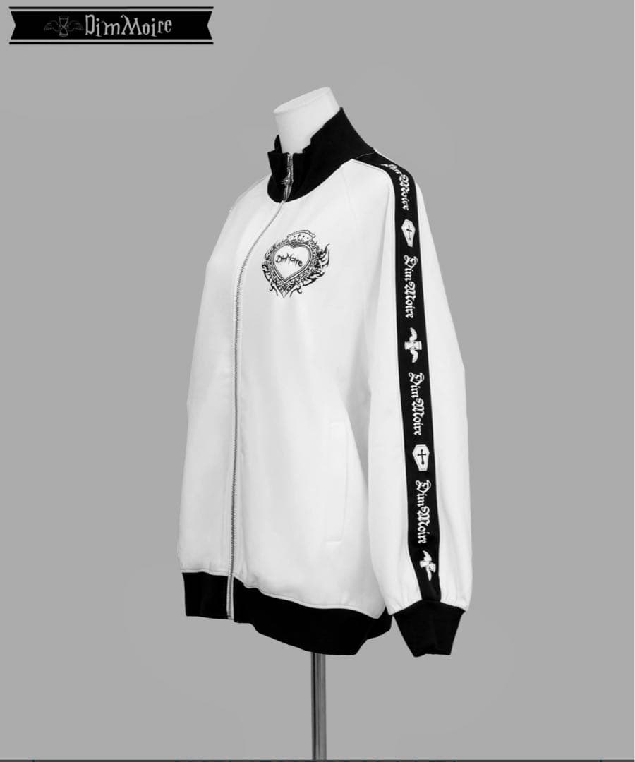 ディムモアール ロゴプリントジャージトップス【White】 XL