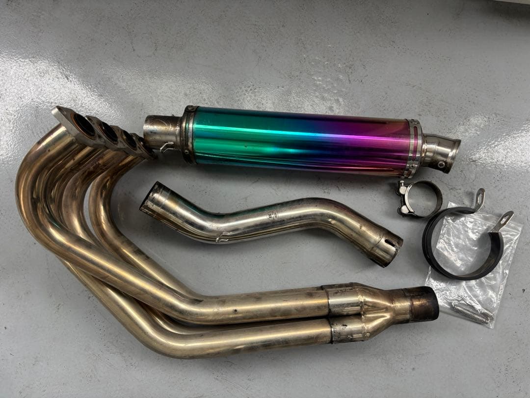 バリオス フルエキマフラー kingroad88