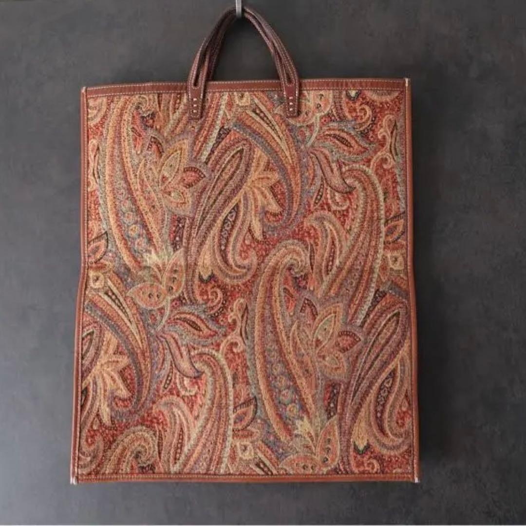 A VACATION アバケーション ペイズリー柄トートバッグ