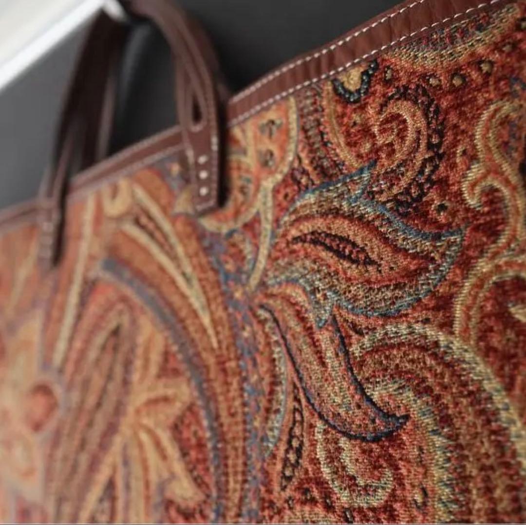 A VACATION アバケーション ペイズリー柄トートバッグ