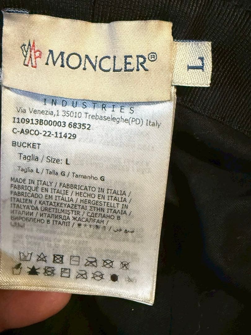 モンクレール MONCLER バケットハット メンズ