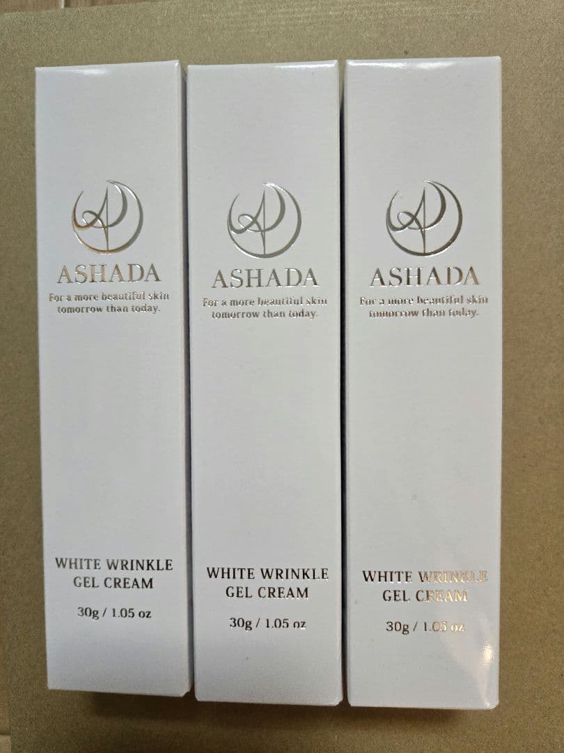 ASHADA シミシワホワイトクリーム 30g × 3本