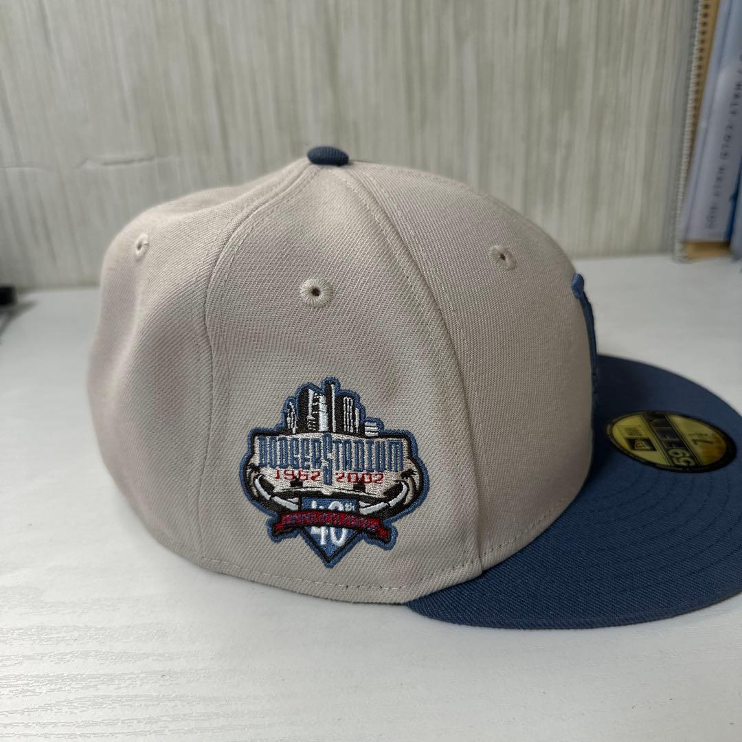 New Era 59FIFTY キャップ 7 1/2 ベージュ/ネイビー