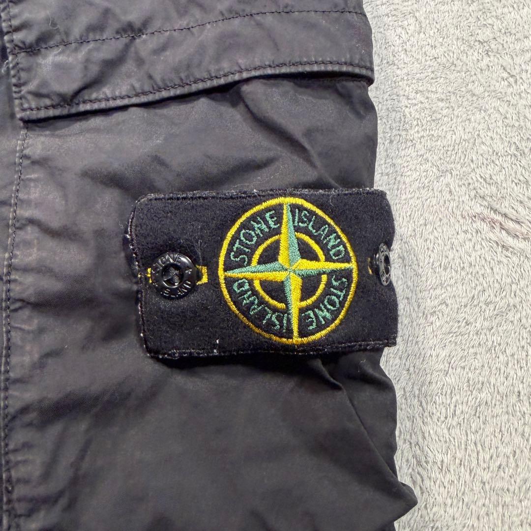 ストーンアイランド　黒　カーゴパンツ　29サイズ　761531303