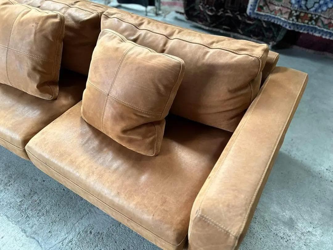 SQUARE FURNITURE / スクエアファニチャー　レザーソファ