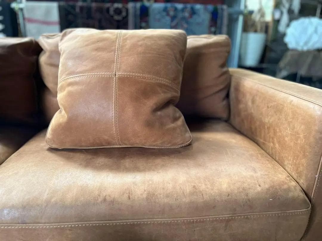 SQUARE FURNITURE / スクエアファニチャー　レザーソファ