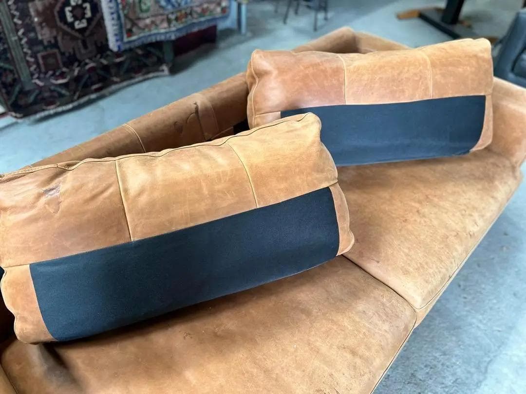 SQUARE FURNITURE / スクエアファニチャー　レザーソファ