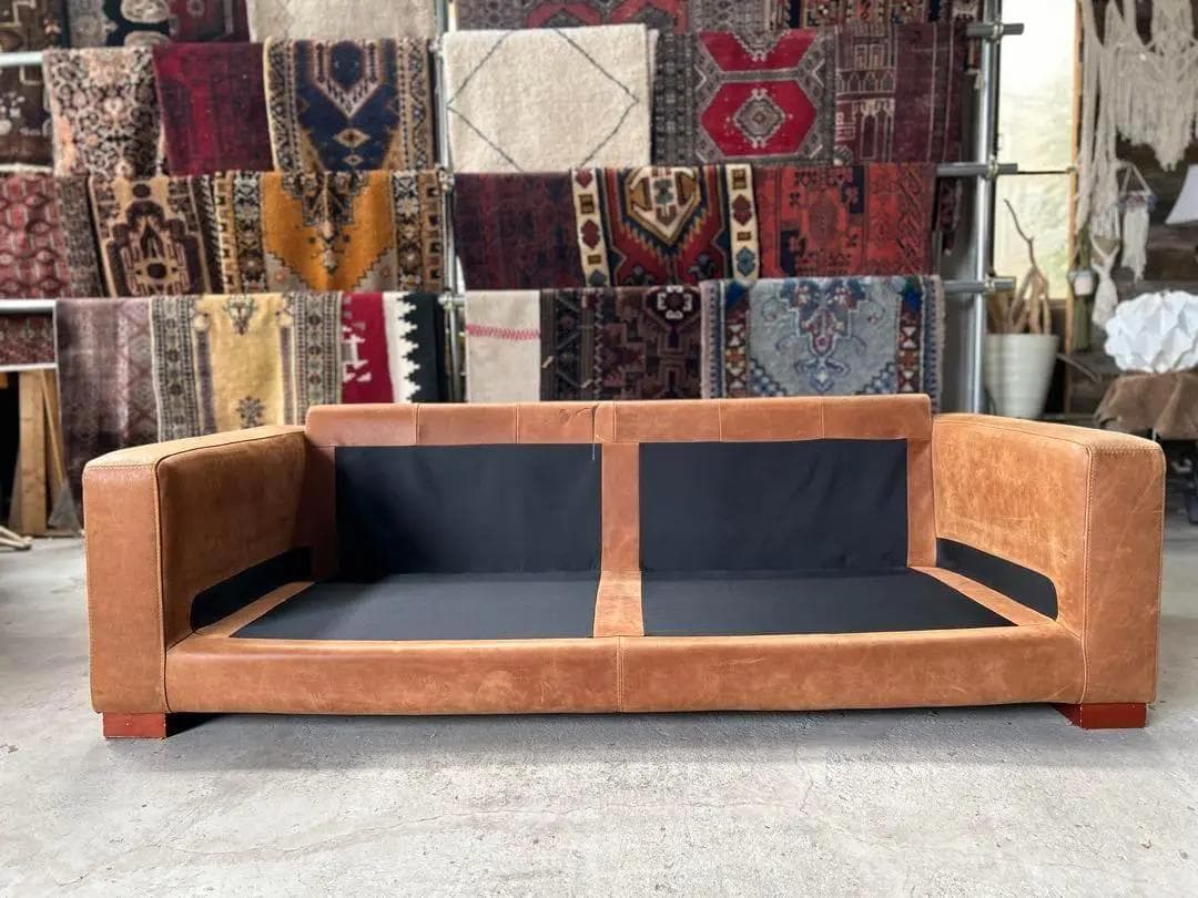 SQUARE FURNITURE / スクエアファニチャー　レザーソファ