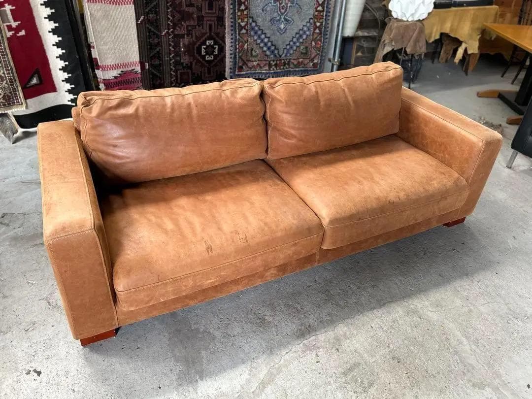 SQUARE FURNITURE / スクエアファニチャー　レザーソファ