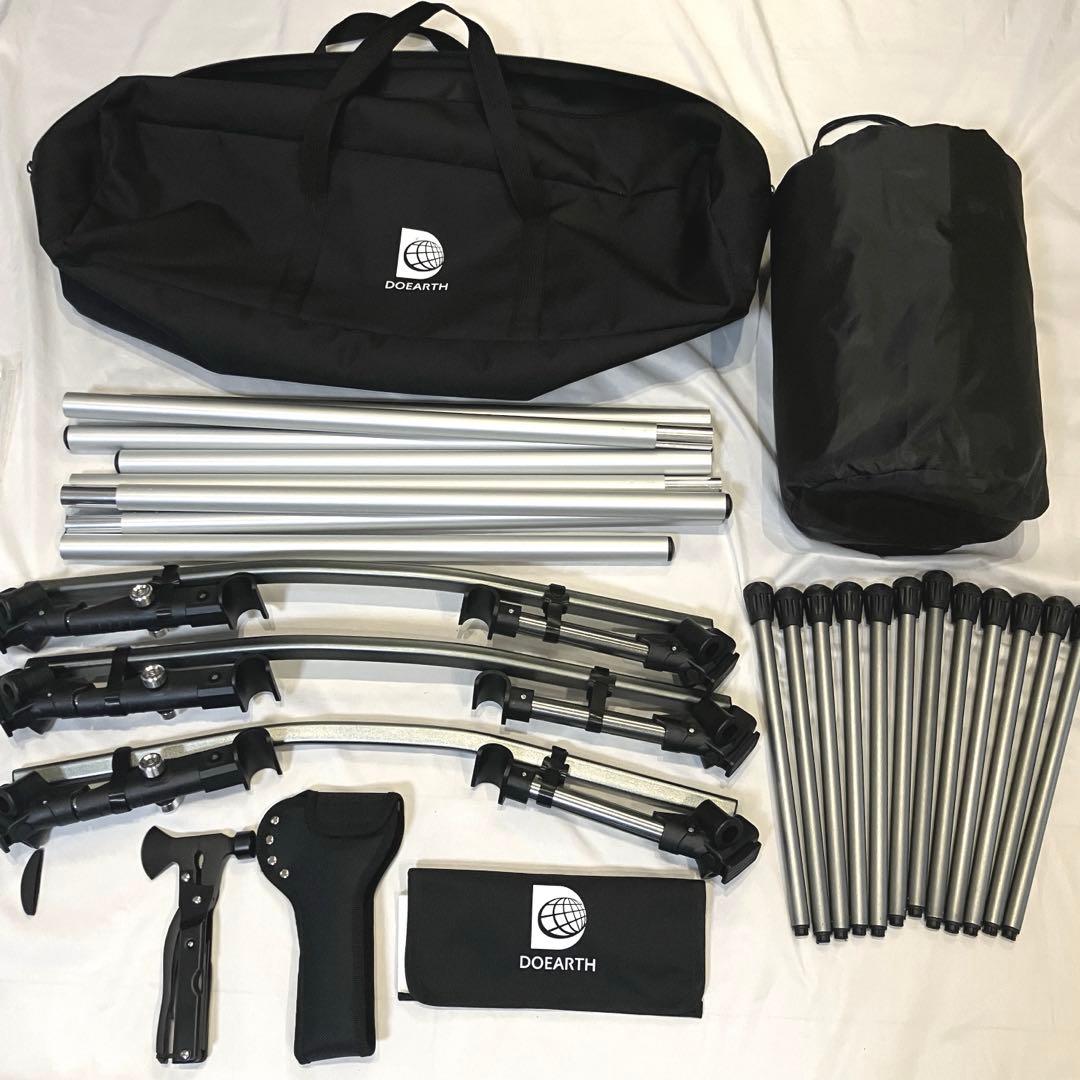 美品⭐️ DOEARTH エアーマットコットGussuri ブラック