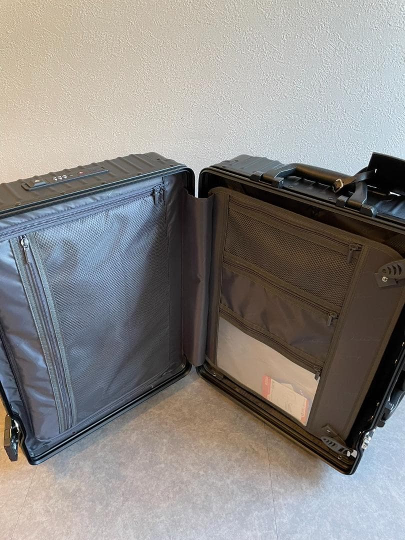 リベティ多機能キャリーケース【マットブラックSサイズ】49