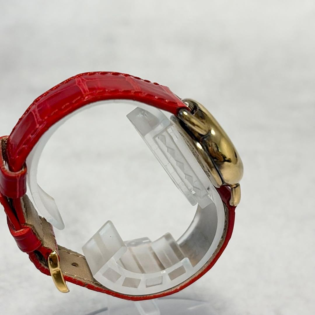 【美品✨新品電池】Obrey 腕時計　銀無垢　純正クロコダイルベルト 替ベルト付