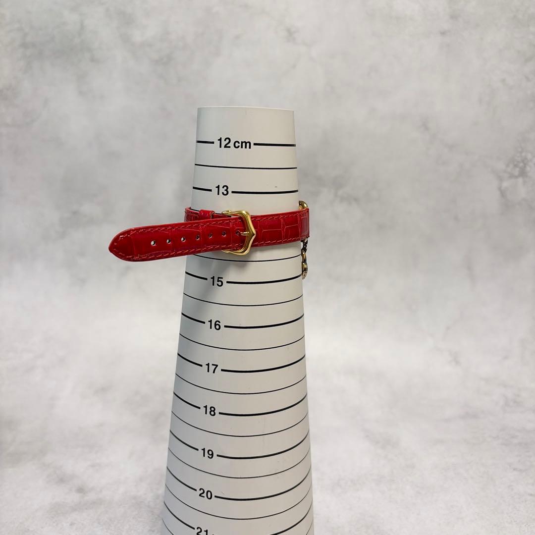 【美品✨新品電池】Obrey 腕時計　銀無垢　純正クロコダイルベルト 替ベルト付