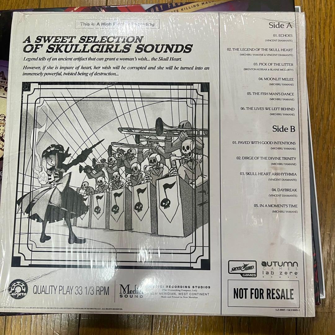 【激レア】海外版限定モデル 非売品 Skullgirls レコード おまけ付き