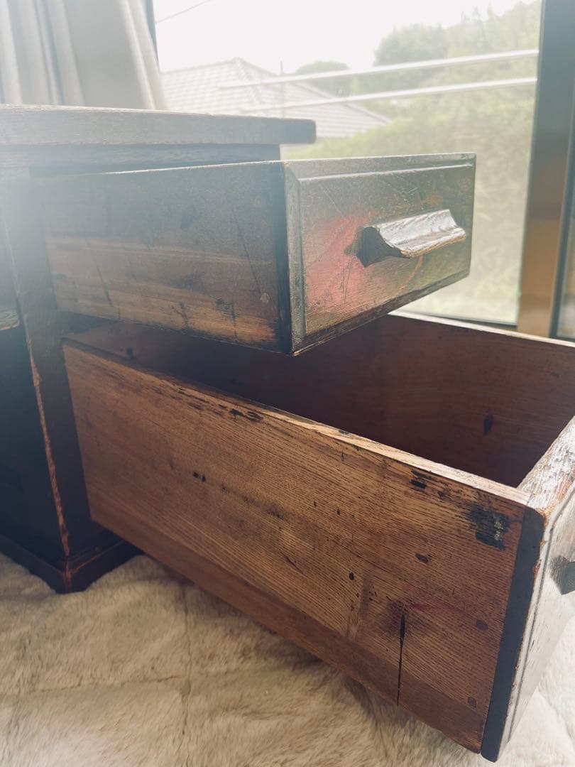 引取希望相談 希少 京都 両袖文机 アンティーク ローデスク　骨董 座机 デスク