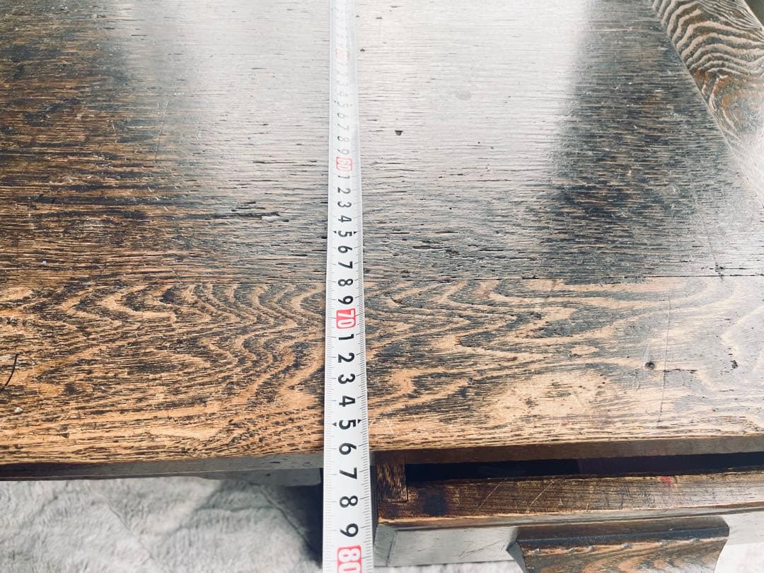 引取希望相談 希少 京都 両袖文机 アンティーク ローデスク　骨董 座机 デスク