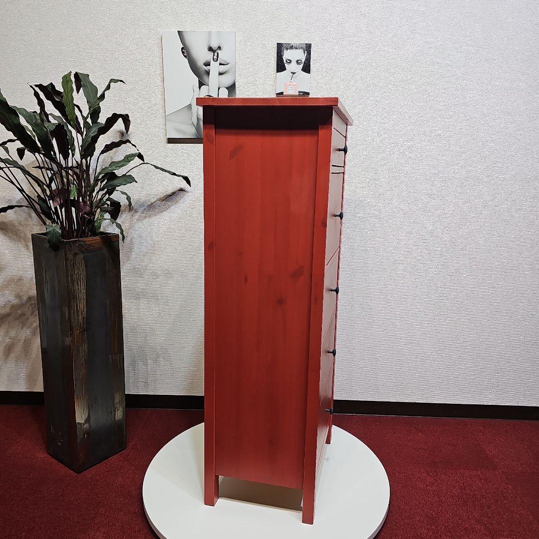 東京23区内送料無料 IKEA 廃盤 収納 タンス 赤