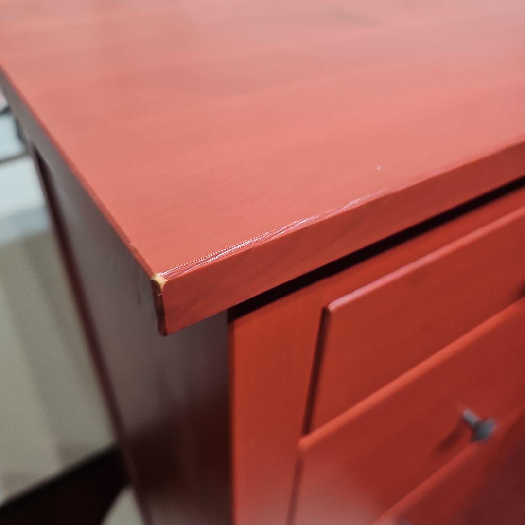 東京23区内送料無料 IKEA 廃盤 収納 タンス 赤