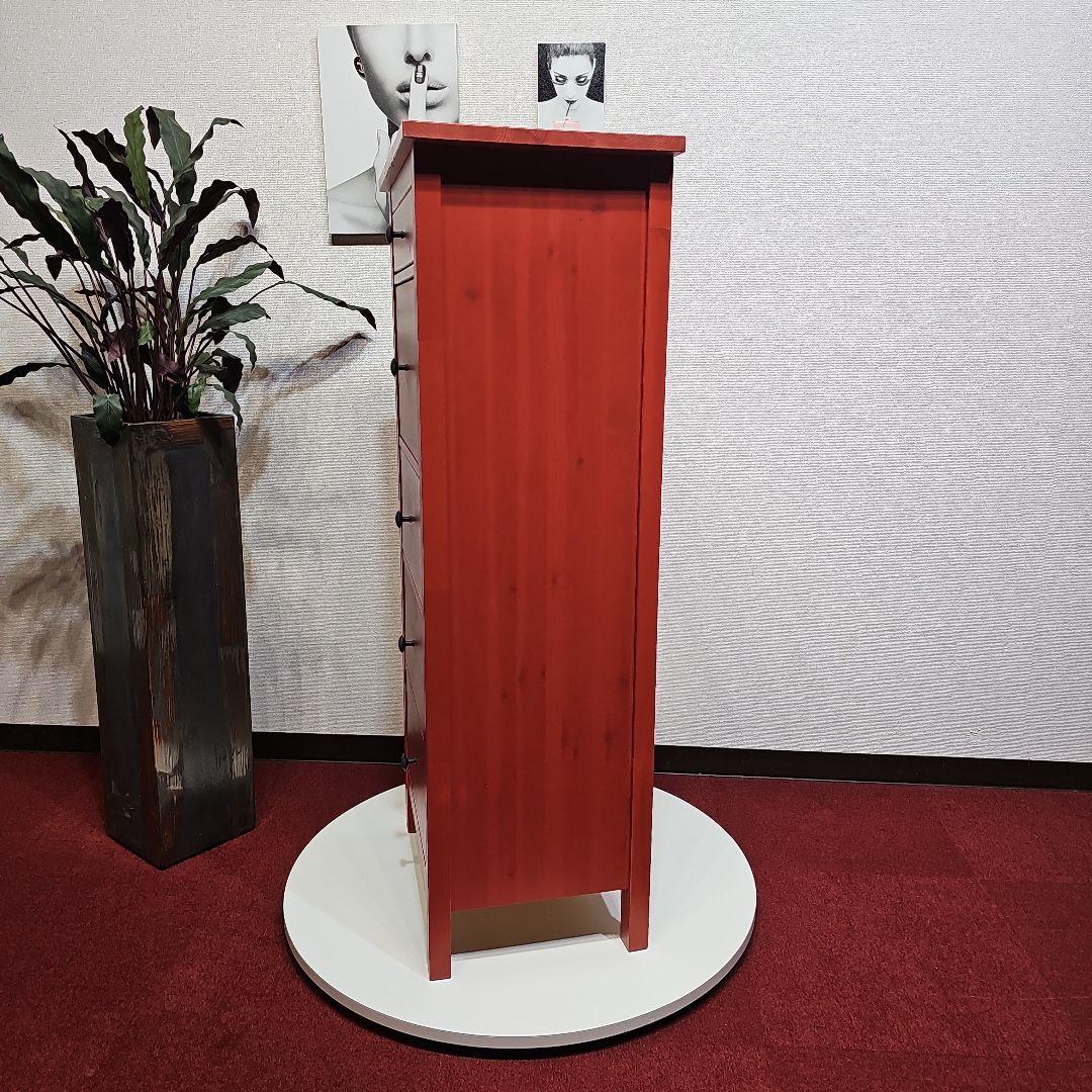 東京23区内送料無料 IKEA 廃盤 収納 タンス 赤