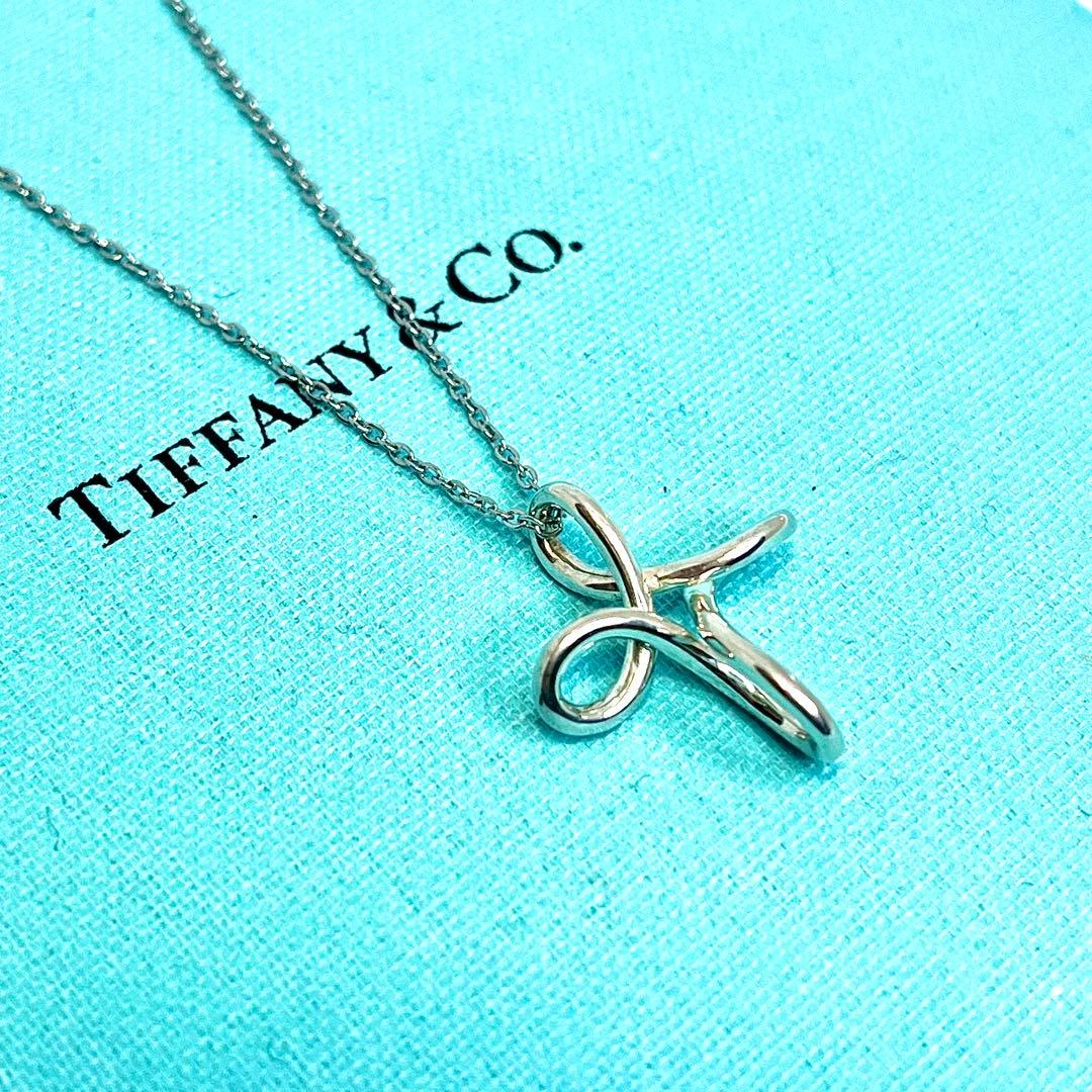 ティファニー インフィニティクロス ネックレス シンプル シルバー925
