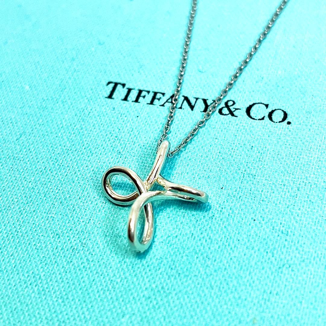 ティファニー インフィニティクロス ネックレス シンプル シルバー925