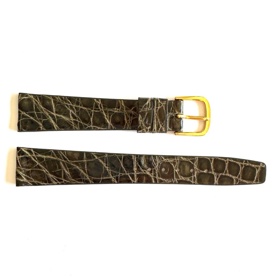 時計 18mm Real CROCODILE Watch Straps Vintage
