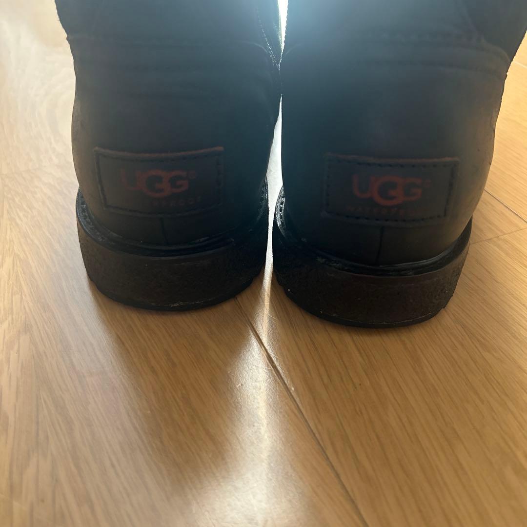 ちいち UGG サイドゴアブーツ ブラック 100786 M8/W10
