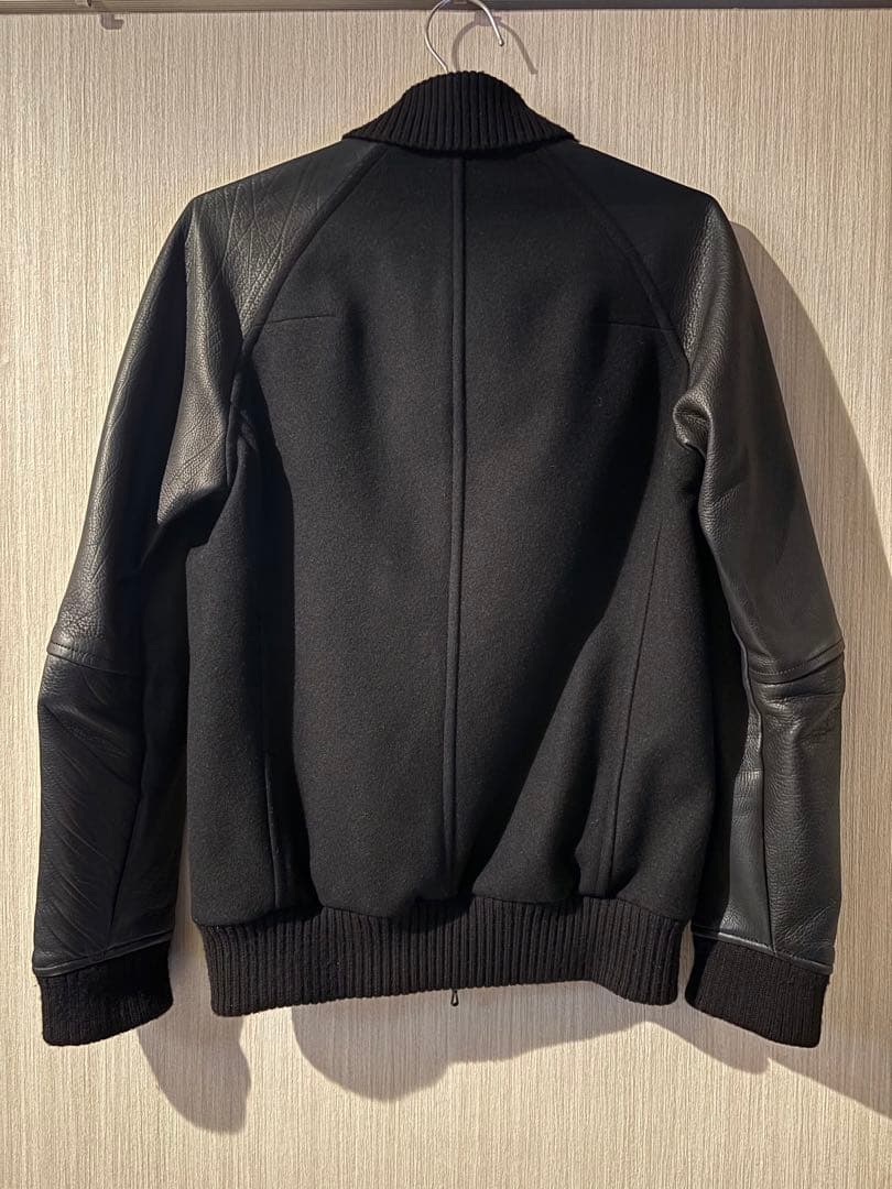 ATTACHMENT Wool×Leather Varsity Jacket