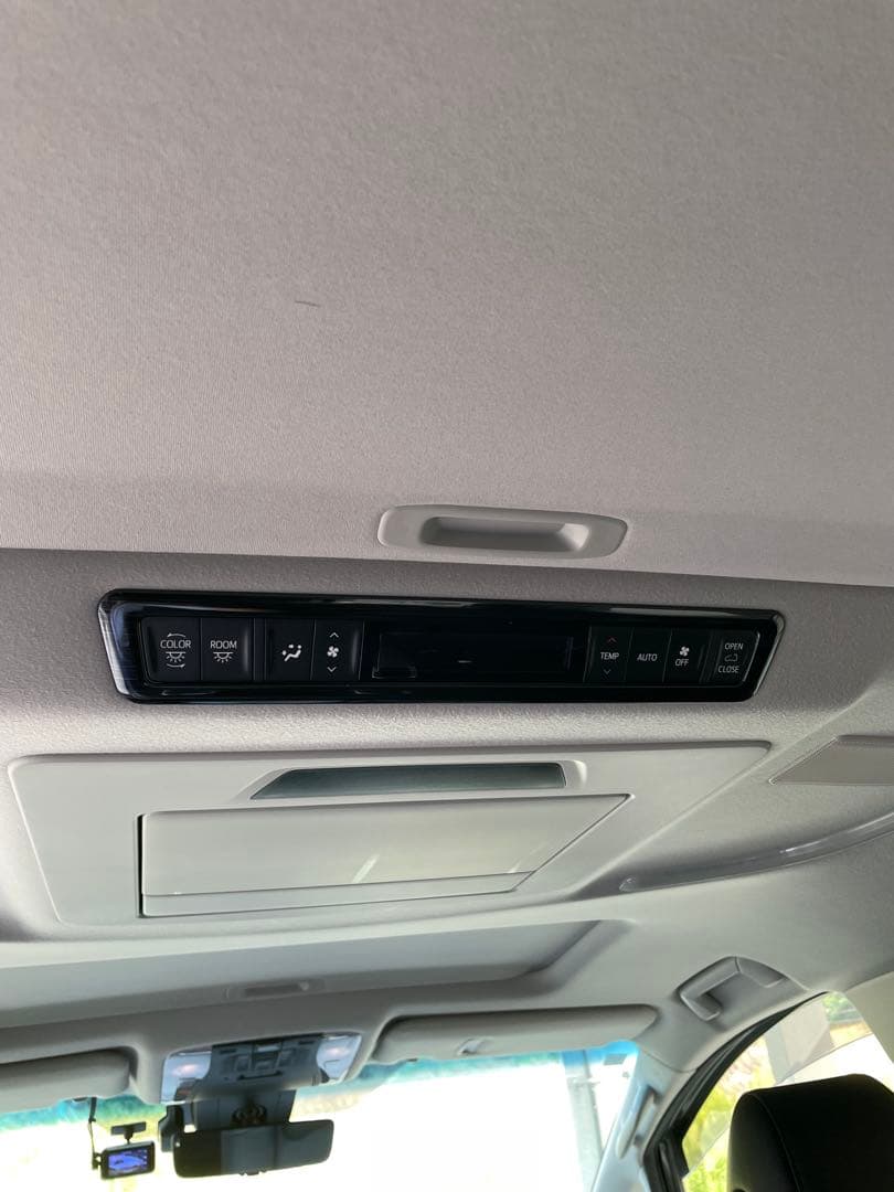 30後期ALPHARD 黒色インテリアパネルカバー 7点セット